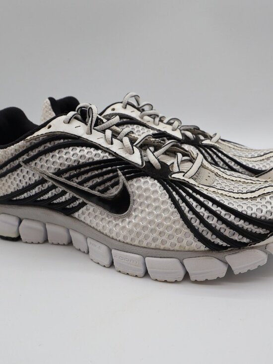 Nike Zoom Skylon+ 11 Men\'s Running Shoes 9.5 White Black Mesh Vintage main image 9